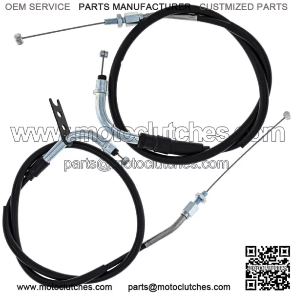 Push Pull Throttle Cable Set for Suzuki GSXR600 GSXR750 58300-14J11 (For: Suzuki)