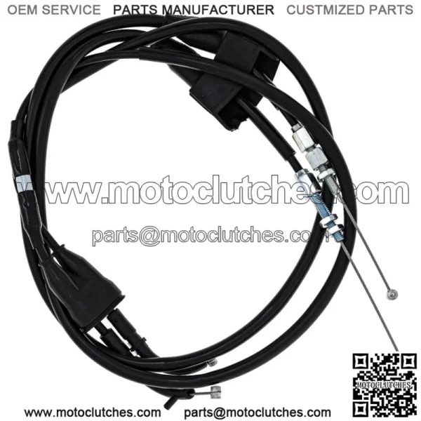 Push Pull Throttle Cable for Suzuki 2013-2018 RMZ250 58301-49H10 (For: Suzuki)