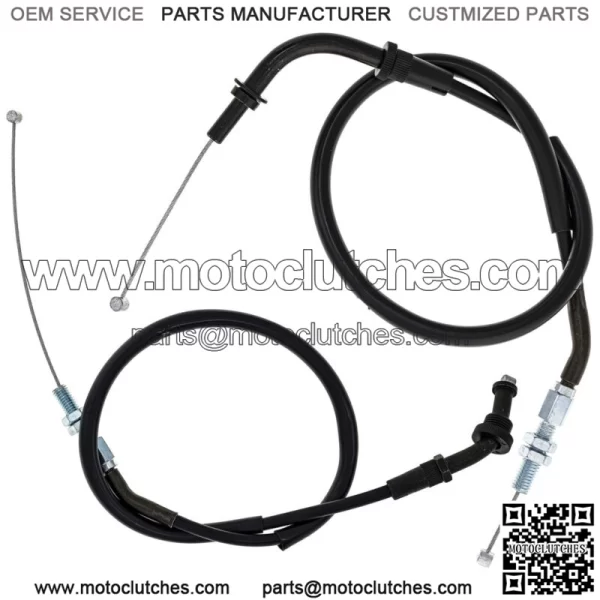 Push Pull Throttle Cable Set Suzuki SV650 SV650S 58300-20F00 58300-20F10 (For: Suzuki)