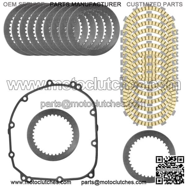 Clutch Friction Plates Gasket kit for Kawasaki Versys 1000 KLZ1000A 2012 - 2014