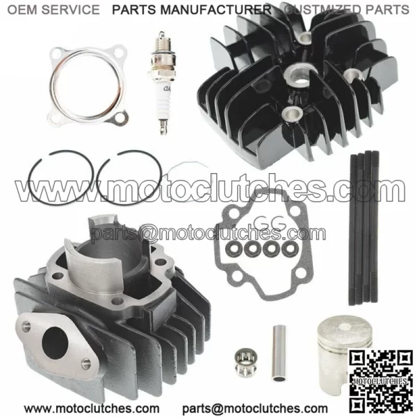 50cc Cylinder Piston Gasket Head Top End Kit for Yamaha PW50 1981-2018 NEW