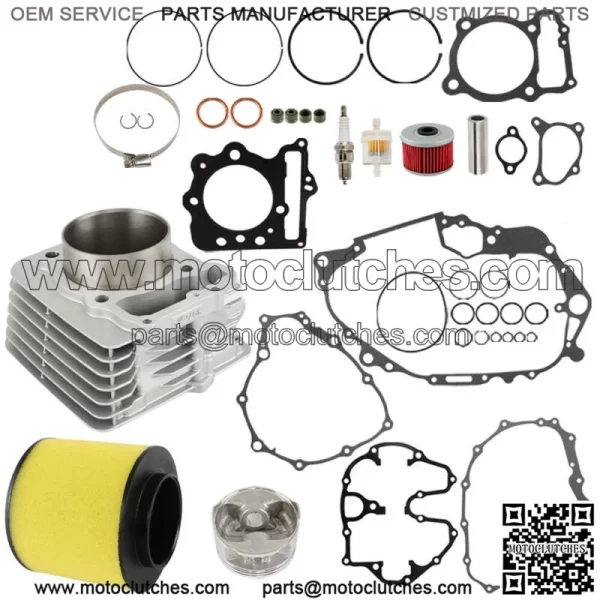For Honda Trx400ex SporTrax Cylinder 397cc Piston Ring Top End Kit 1999-2008
