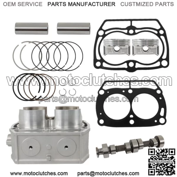 For Polaris Sportsman Ranger RZR 800 Cylinder Piston Gasket Top End Kit Camshaft
