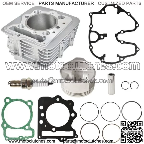 For 1999-2008 Honda Sportrax TRX400EX ATV Cylinder Piston Gasket Top End Kit