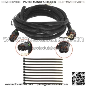 Fog Light Wiring Harness For 2008 2009 Chevy Silverado 1500 2500 HD 3500 HD