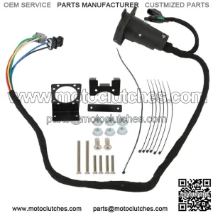 4 Way Flat & RV 7 Way Trailer Wiring Harness For 05-22 Frontier/For 05-15 Xterra