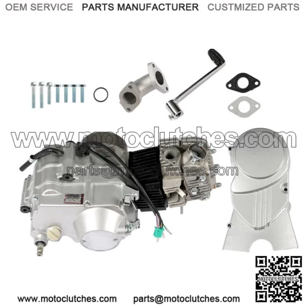 For Honda CRF50F 4 Stroke 125cc Motorcycle Engine Single Cylinder Silver