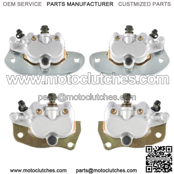 For Yamaha Rhino 700 YXR700 2008-2013 With Pads Front & Rear Brake Calipers