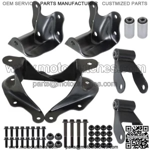For 1986-1997 Ford Ranger Leaf Spring Shackle & Bracket Kit Set Rear