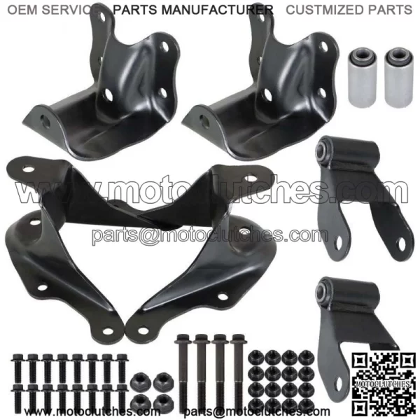 For 1986-1997 Ford Ranger Leaf Spring Shackle & Bracket Kit Set Rear