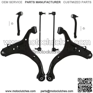 For 2010-2013 Hyundai Kia 3.5L Front Lower Control Arms Tierods Sway Bars Kit