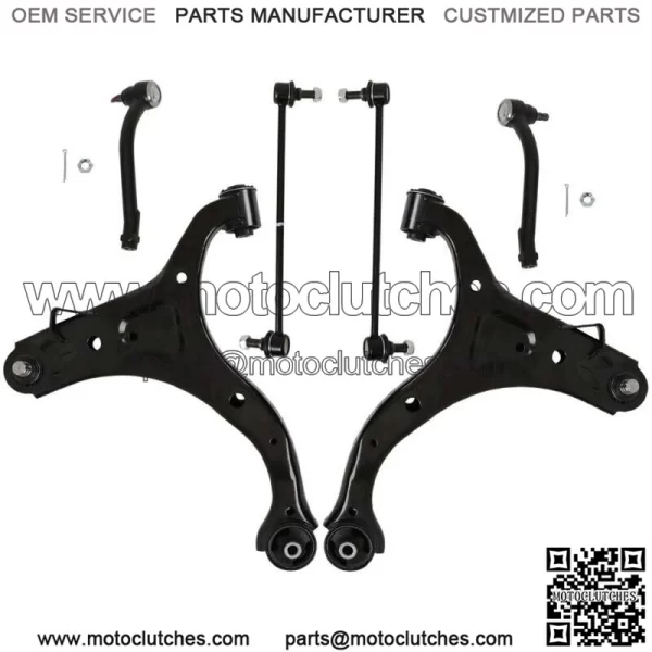 For 2010-2013 Hyundai Kia 3.5L Front Lower Control Arms Tierods Sway Bars Kit