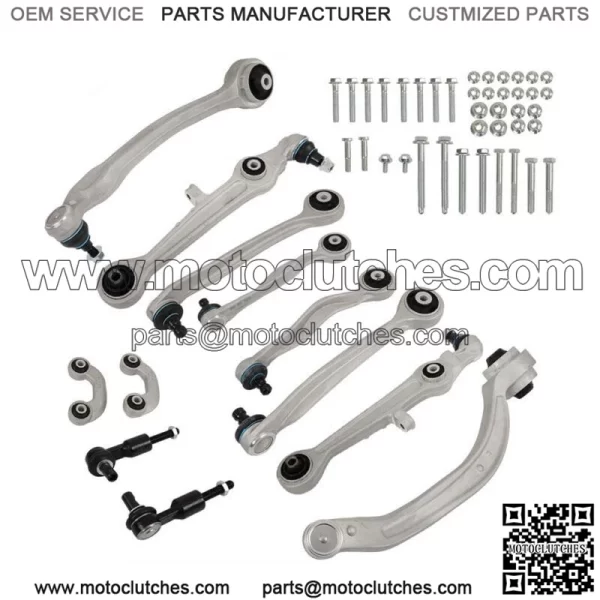 For 2000-2008 Audi A4 Quattro B6 B7 3.2L Front Upper & Lower Control Arms Kit