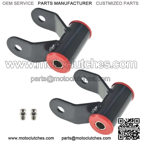 2x For 2002-2008 Dodge Ram 1500 2WD Drop Shackle Lowering Shackles Leveling Kit