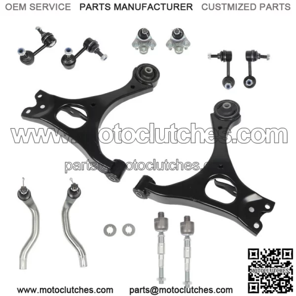 For Honda Civic 1.8L Control Arm Ball Joint Sway Bar TieRod Kit Non-Si Model 12X
