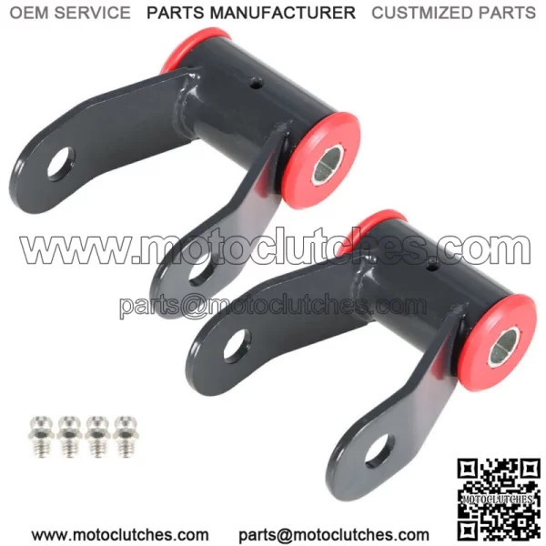 For 1988-2018 Chevy Silverado GMC Sierra 1500 2WD 4X4 1.5" Rear Lift Shackles