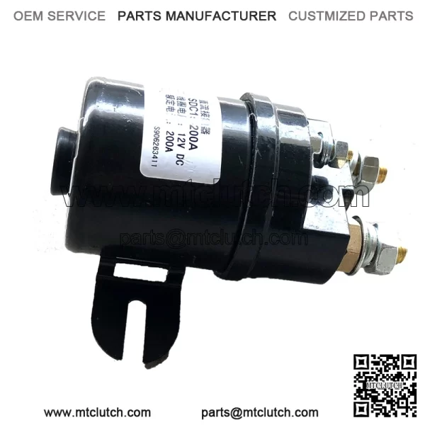 Golf Cart G2-G16 12V Gas 4-Stroke Solenoid Valve-Black - Image 4