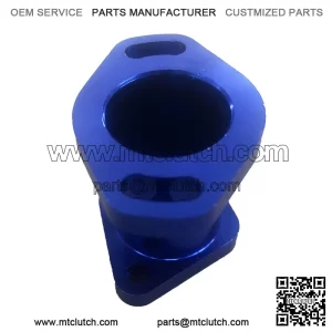 48mm blue Aluminum Racing Intake Manifold For Predator 212cc GX200 196cc Mini Bike Go Kart