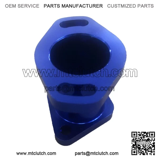 48mm blue Aluminum Racing Intake Manifold For Predator 212cc GX200 196cc Mini Bike Go Kart