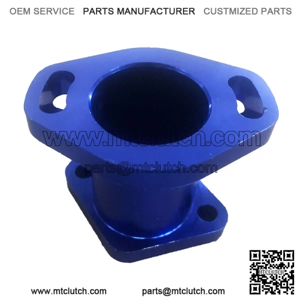 48mm blue Aluminum Racing Intake Manifold For Predator 212cc GX200 196cc Mini Bike Go Kart - Image 3