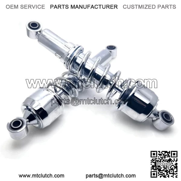 13" Chrome Plated Harley Touring Rear Shock Absorber - Image 2