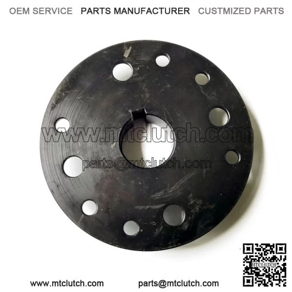 1" Bore Black Mini-Hub, Steel, Zinc-Plated - Image 3