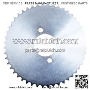 Go Kart Sprocket, 48 Tooth 50.8mm for #41/420 Chain, Sprocket for Go Carts & Mini Bikes