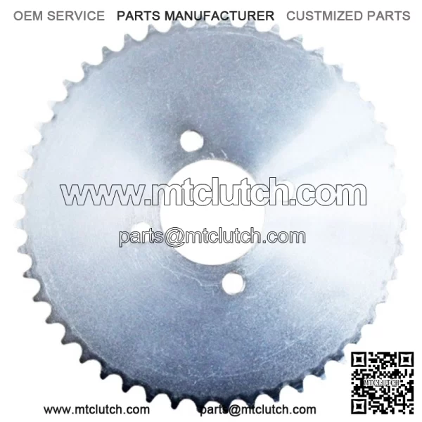 Go Kart Sprocket, 48 Tooth 50.8mm for #41/420 Chain, Sprocket for Go Carts & Mini Bikes