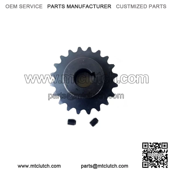 20T Tooth #35 Sprocket Gear with 5/8" Bore for Jackshaft Mini Bike Go Kart