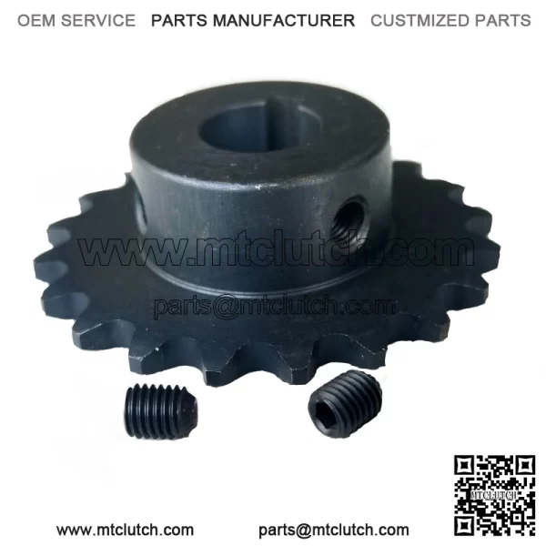 20T Tooth #35 Sprocket Gear with 5/8" Bore for Jackshaft Mini Bike Go Kart - Image 3