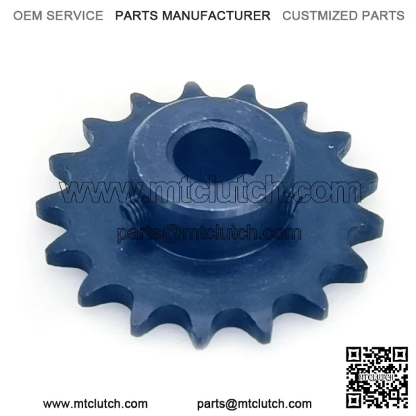 17T jackshaft sprocket #40/41/420 5/8" bore - Image 4