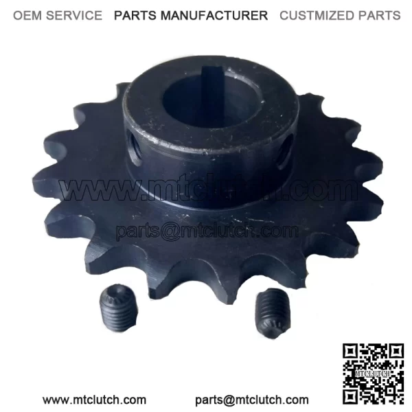 17T jackshaft sprocket #40/41/420 3/4" bore - Image 2