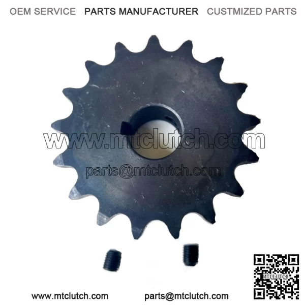 17T jackshaft sprocket #40/41/420 3/4" bore - Image 3