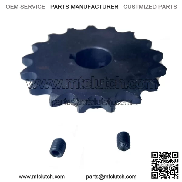 17T jackshaft sprocket #40/41/420 3/4" bore - Image 4
