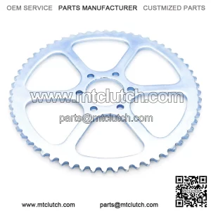 Upgrade #35 Chain 60 Tooth Rear Drive Sprocket Cog for 98cc 3.5hp Coleman CT100U CC100X Baja Hensim Doodle Bug DB30 Motovox MBX10 MBX11 MM-B80 Classic 1000w Electric Mini Bike Go Kart Parts