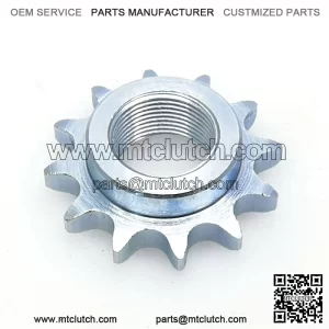 12T #420 Silver Sprocket