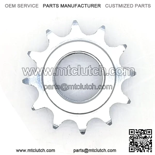 12T #420 Silver Sprocket - Image 2