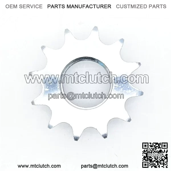 12T #420 Silver Sprocket - Image 3