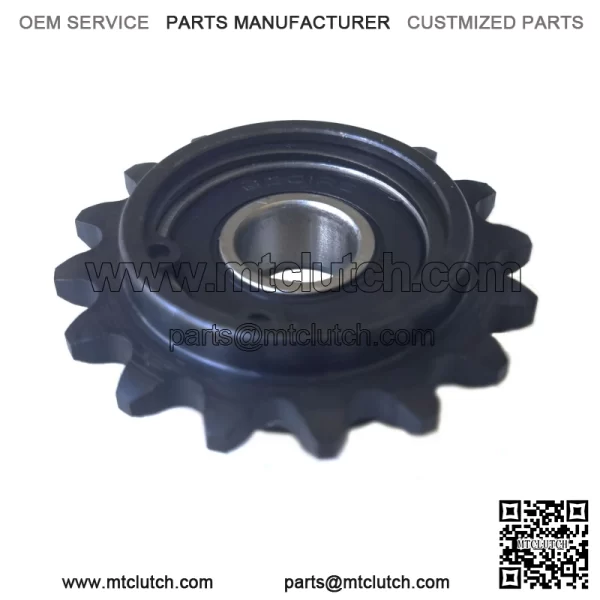 16 Tooth Idler Sprocket #35 Chain 1/2'' ID For Go Kart Mini Bike. - Image 2