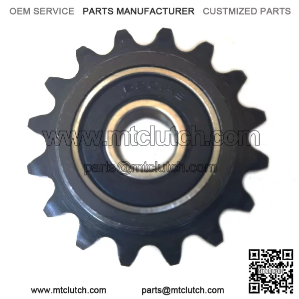 16 Tooth Idler Sprocket #35 Chain 1/2'' ID For Go Kart Mini Bike. - Image 3