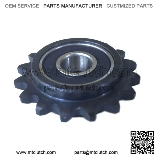 16 Tooth Idler Sprocket #35 Chain 1/2'' ID For Go Kart Mini Bike. - Image 4