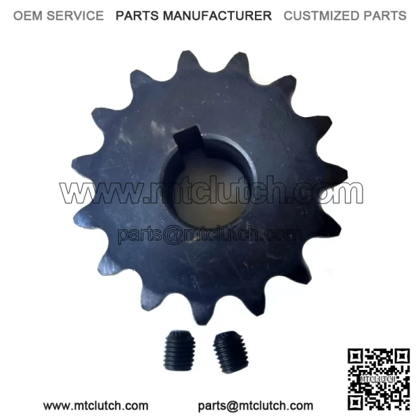 15 Tooth 35 Chain 5/8" Bore Torque Converter Sprocket 2194 - Image 3