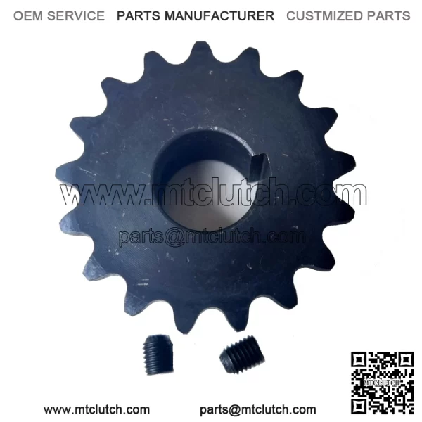 17 Tooth 35 Chain 3/4 Bore Jackshaft "B" Sprocket (T shape) - Image 3