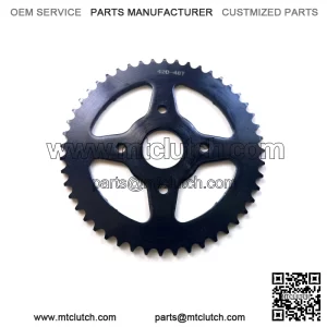 48T 40mm #420 4 holes (black four sides hollow) sprocket