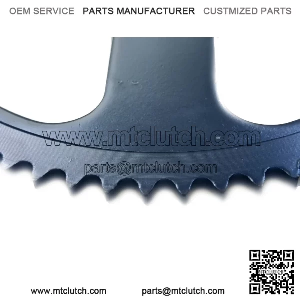 70T 37mm #35 6 holes (black four sides hollow) sprocket - Image 4