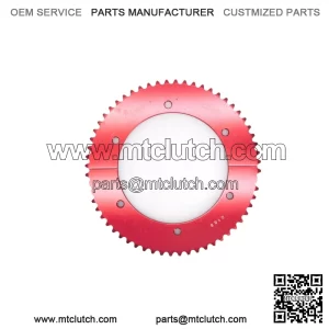 60T #35 Red Aluminum Split Sprocket