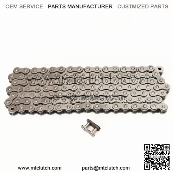 #40 Roller Chain 10 Feet with 2 Connecting Links