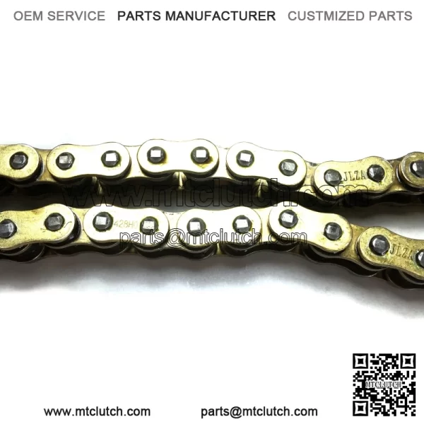 Gold 428 X-Ring Chain 120 Links With Connecting Master Link Motorcycle - Image 2