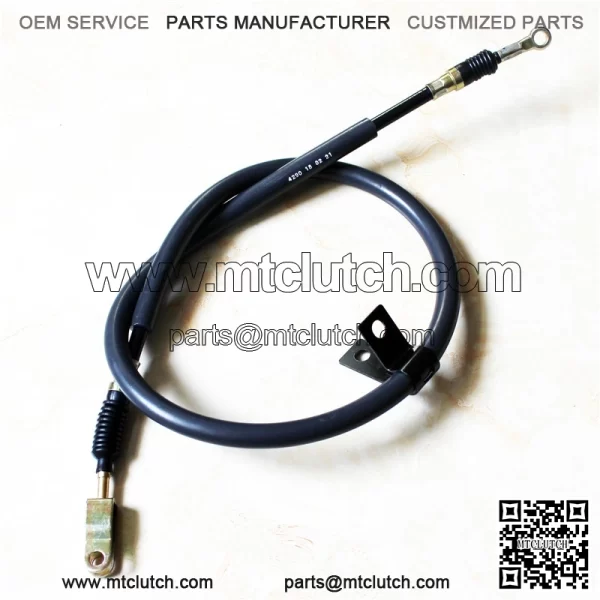 Yamaha G8/G14 Gas and G16/G19 Electric Golf Cart 43-1/4?? Driver Side Brake Cable