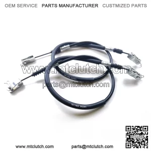 2pcs Club Car DS Brake Cable Set 1981-1999 Gas and Electric Golf Cart Parts 42"